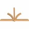 Ekena Millwork Redmond Smooth Timber Gable Bracket, Western Red Cedar, 72"W x 48"H x 3 1/2"D x 3 1/2"F, 16/12 Pitch GBW072X48X0404RED00SWR - alternate 2
